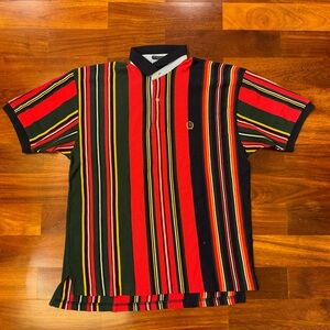 Tommy Hilfiger Striped Polo Shirt with Multicolor Stripes